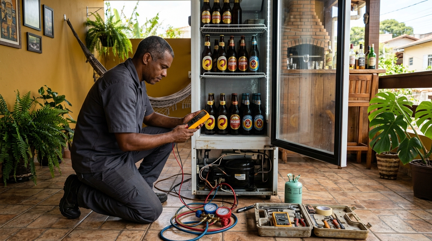 Conserto de Cervejeira em Aparecida de Goiânia-GO
